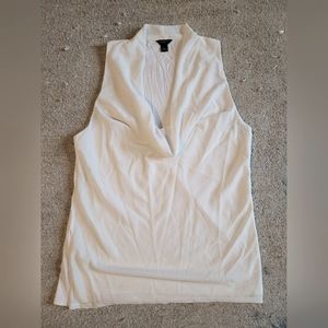 Ann Taylor white sleeveless size S